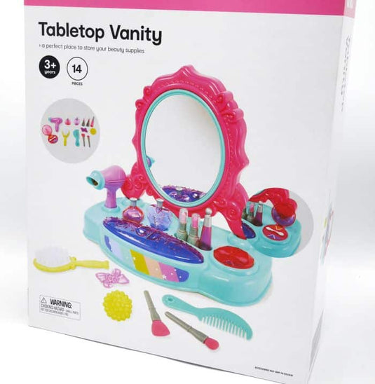 Playgo - table top vanity kinder kaptafel met accessoires