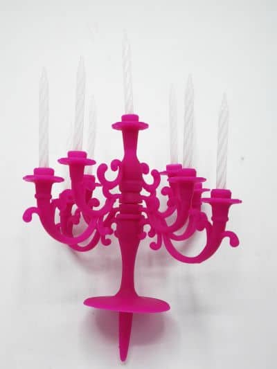 Van der doelen cake kaarsen standaard met kaarsjes