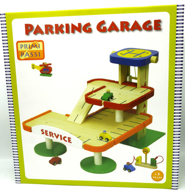 Jonotoys primi passi - houten parkeer garage