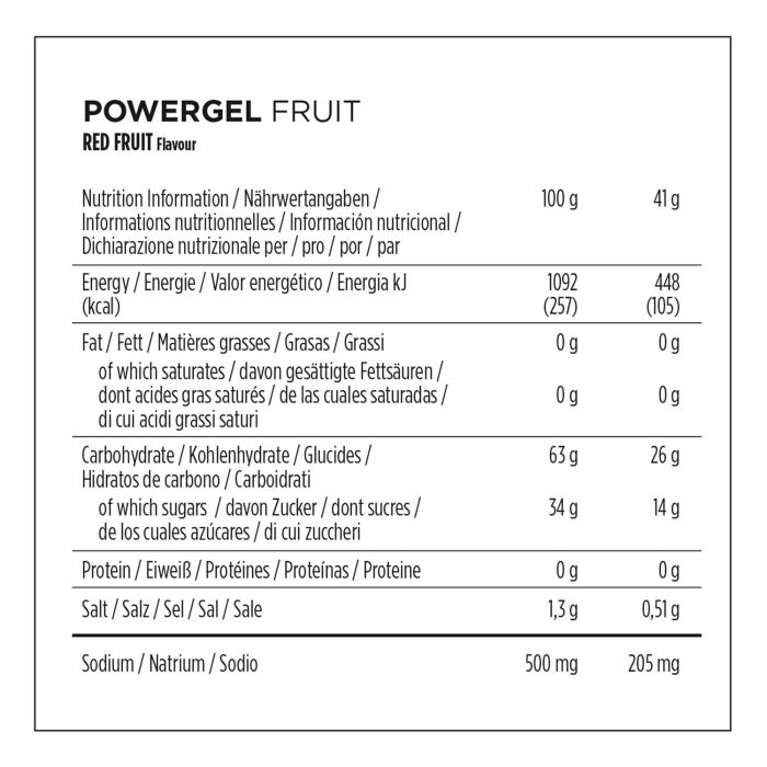 Load image into Gallery viewer, Powerbar powergel fruit (24 x 41gr) - red fruit
