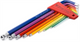 Pb swiss tools pb inbussleutelset kleur lang kort+kogelkop