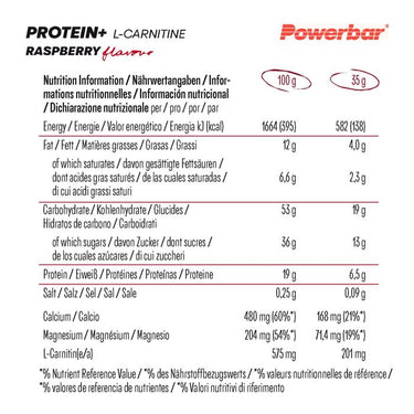 Powerbar protein+ l-carnitine (30 x 35gr) - raspberry-yoghurt