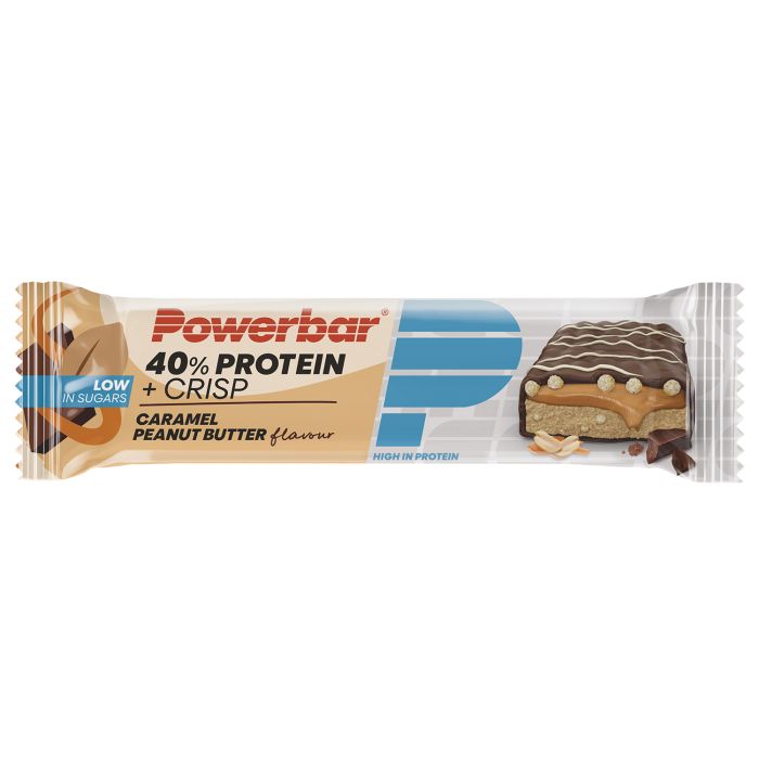 Load image into Gallery viewer, Powerbar 40% protein+ crisps (12 x 40gr) - caramel peanut butter
