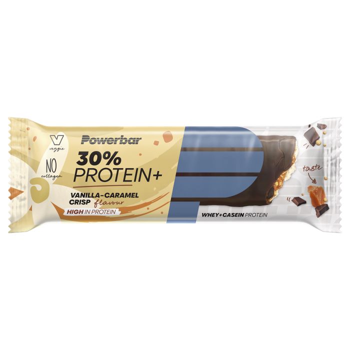 Load image into Gallery viewer, Powerbar 30% protein+ (15 x 55gr) - caramel-vanilla crisp
