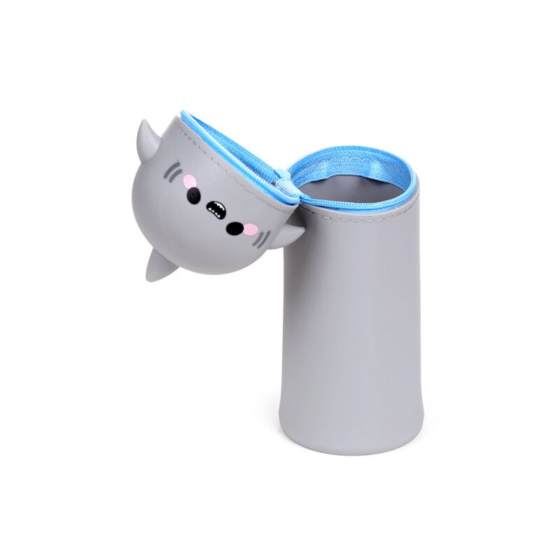 Load image into Gallery viewer, Adoramals archie de haai staand siliconen potloodetui
