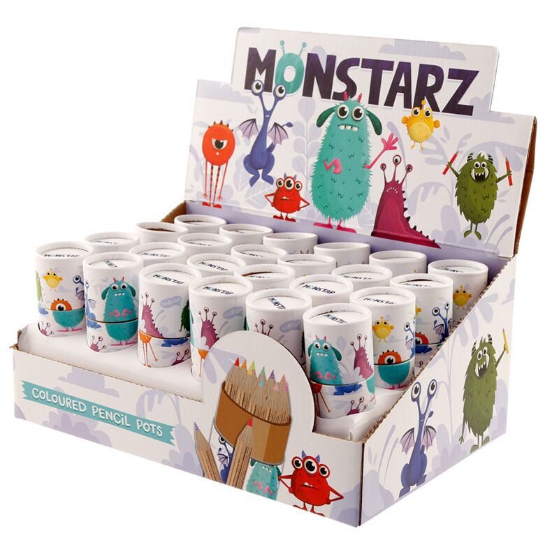 Load image into Gallery viewer, Monstarz monsters - kleurpotloden tekenkoker
