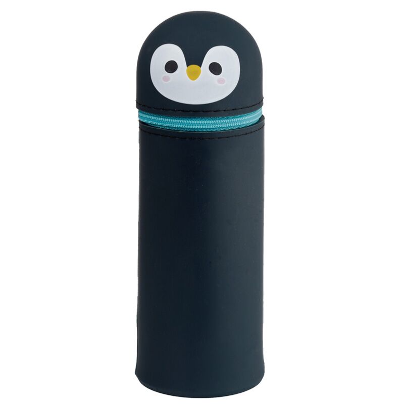 Load image into Gallery viewer, Adoramals pinguïn siliconen staand potloodetui
