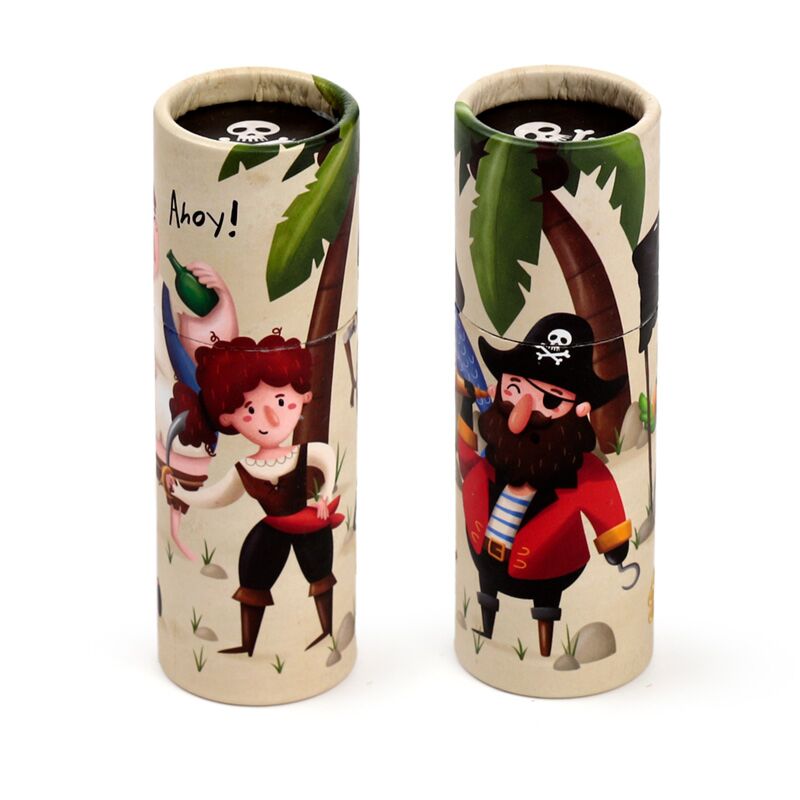Load image into Gallery viewer, Jolly rogers piraten tekenkoker 12 kleurpotloden
