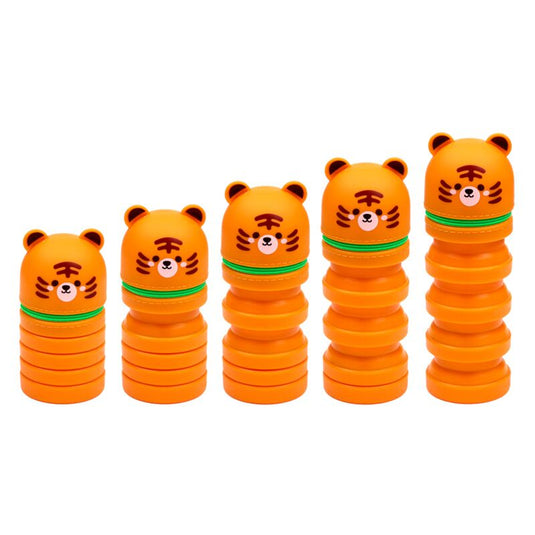 Adoramals tijger pop up siliconen potloodetui