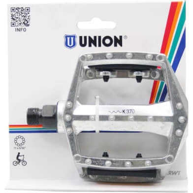 Union pedalen sp-102 aluminium zilver