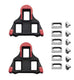 Schoenplaatjes Shimano SM-SH10 SPD-SL (geen speling) - rood