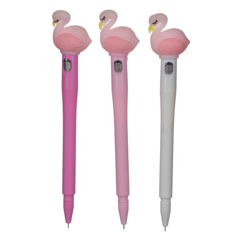 Load image into Gallery viewer, Flamingo led fijnschrijver pen - zwart
