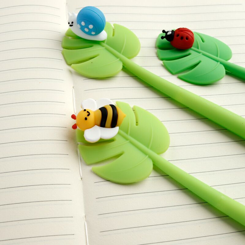 Load image into Gallery viewer, Botanische tuin hommel lieveheersbeestje slak fijnschrijver pen - zwart
