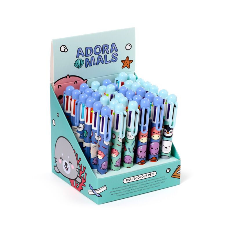 Load image into Gallery viewer, Adoramals zeeleven meerkleurige pen (6 kleuren)
