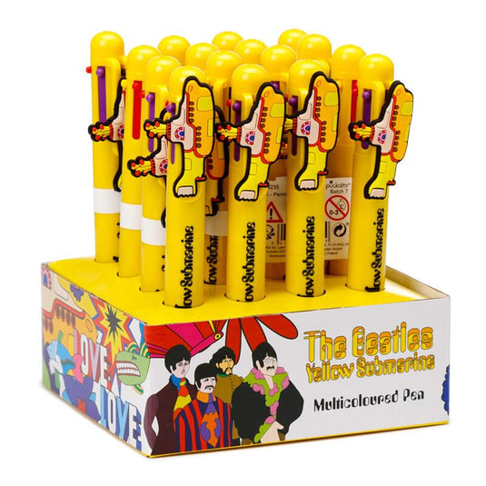 The beatles yellow submarine meerkleurige pen (6 kleuren)