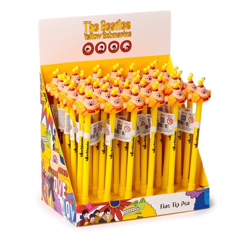 Load image into Gallery viewer, The beatles yellow submarine fijnschrijver pen - zwart
