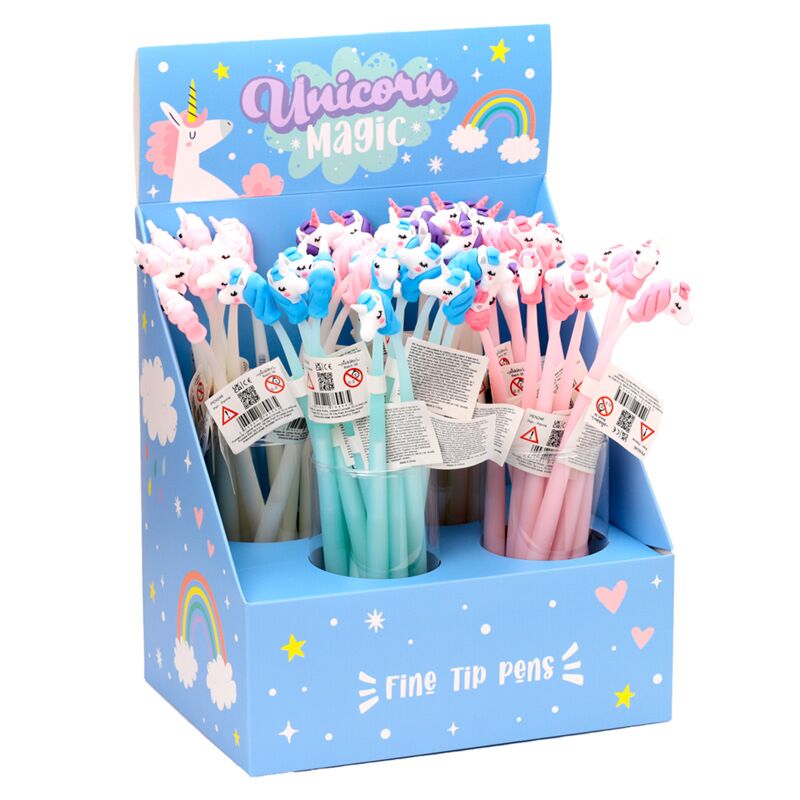 Load image into Gallery viewer, Unicorn magic fijnschrijver pen - zwart
