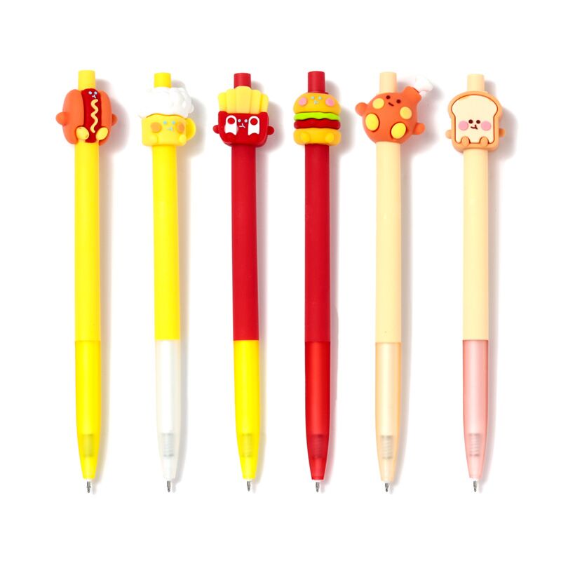 Load image into Gallery viewer, Foodiemals fast food fijnschrijver pen - zwart
