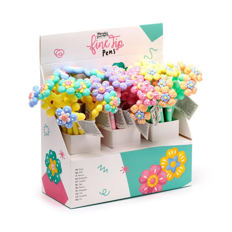 Load image into Gallery viewer, Wonderbaarlijke bloem fijnschrijver pen - zwart
