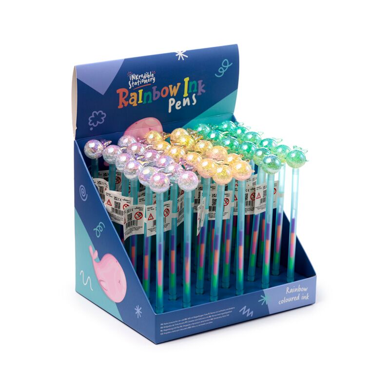 Load image into Gallery viewer, Walvis regenboog inkt pen

