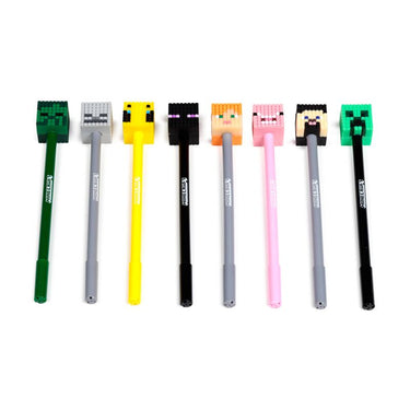 Union 8-delige minecraft fijnschrijver pen siliconen top