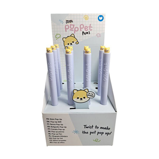 Adoramals huisdier shiba inu twist pop pen