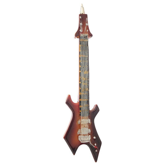 Rock gitaar kunsthars pen - zwart