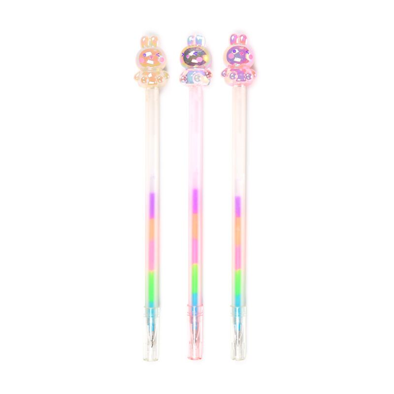 Load image into Gallery viewer, Springtime lente konijn regenboog inkt pen
