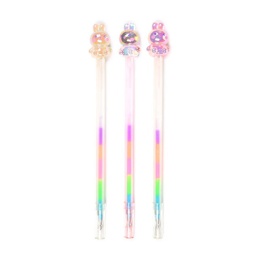 Springtime lente konijn regenboog inkt pen