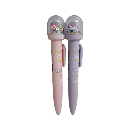Unicorn magic pen sneeuwbol top