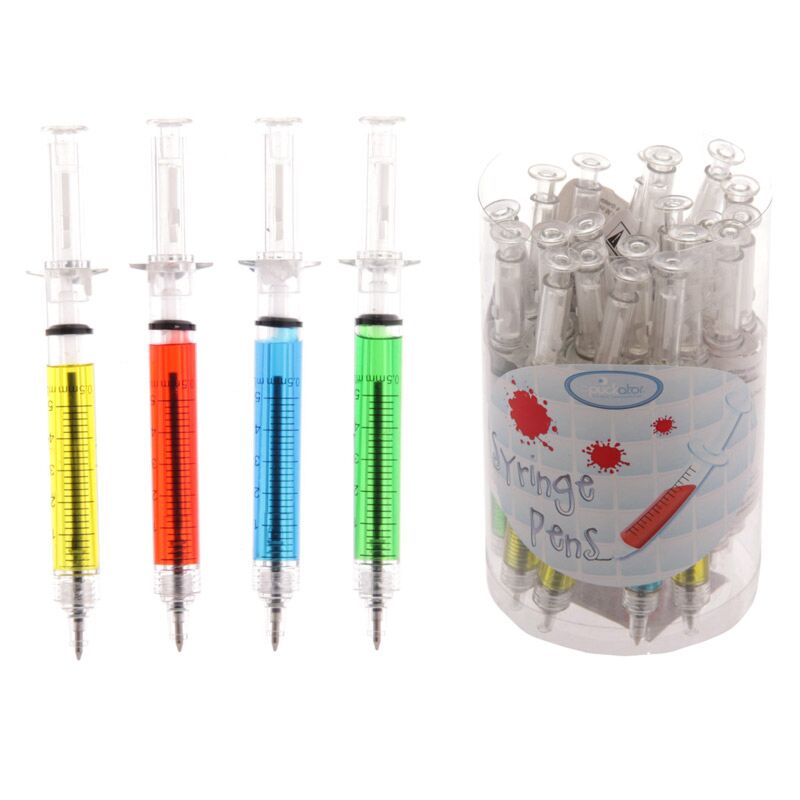 Load image into Gallery viewer, Injectiespuit plastic pen - blauw
