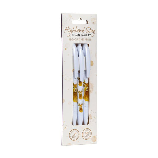 Jan pashley wild hert gerecycled abs (rabs) 3-delige pennenset