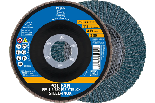 Pferd lamellenschijf 115mm z40 steelox | 10 stuks