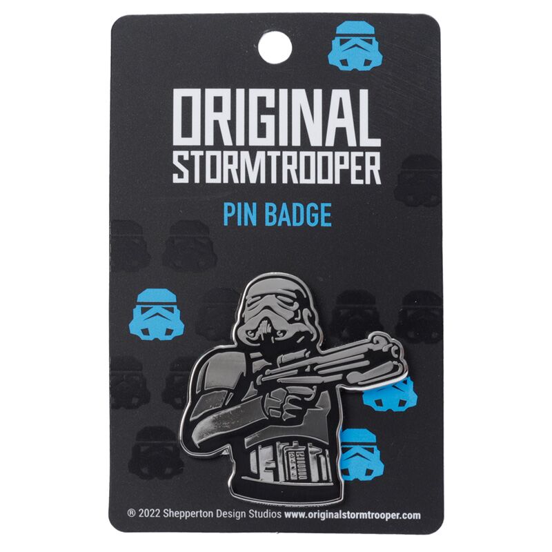 Load image into Gallery viewer, The original stormtrooper emaille button badge
