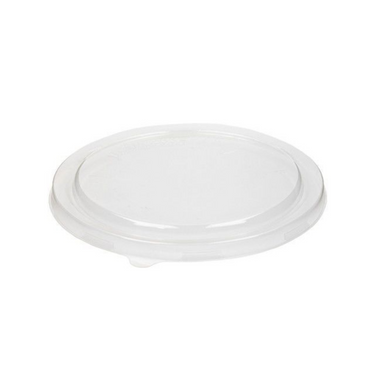 Natureko pla deksel voor kraft pla saladebowl 480 750ml 15ø (300 stuks)
