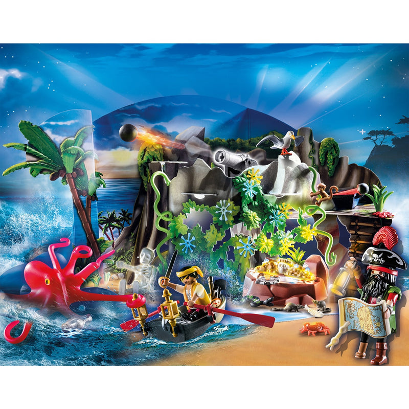 Load image into Gallery viewer, PLAYMOBIL Adventskalender Schattenjacht in de Piraten-inha

