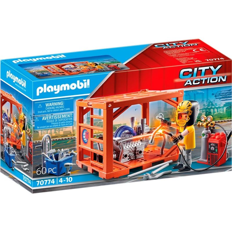 Load image into Gallery viewer, PLAYMOBIL City Action Container productie
