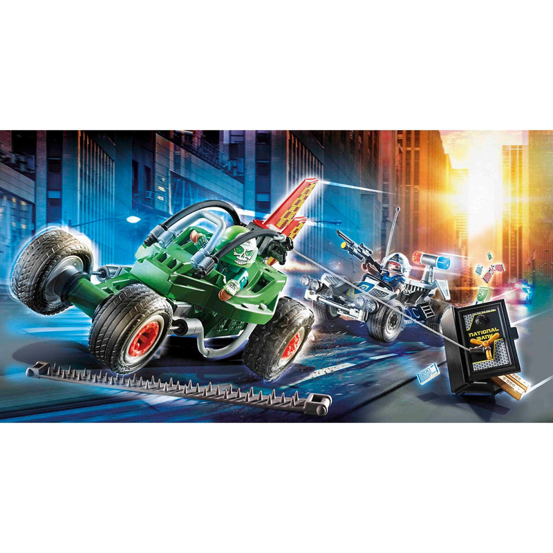 Load image into Gallery viewer, Playmobil City Action Politiekart Achtervolging van de Kluisrover 70577
