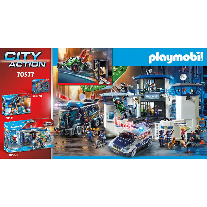 Load image into Gallery viewer, Playmobil City Action Politiekart Achtervolging van de Kluisrover 70577
