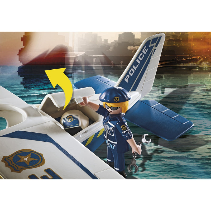 Load image into Gallery viewer, Playmobil City Action Politiewatervliegtuig Achtervolging 70779
