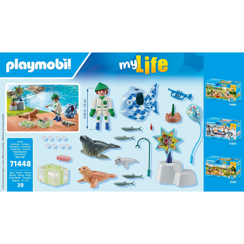 Load image into Gallery viewer, PLAYMOBIL My Life Dieren Voeren 71448
