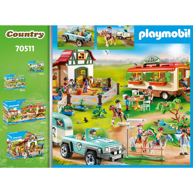 Load image into Gallery viewer, PLAYMOBIL Country Auto met Aanhanger 70511
