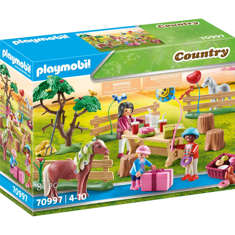 Load image into Gallery viewer, PLAYMOBIL Country Kinderverjaardagsfeestje op de Ponyboerderij 70997
