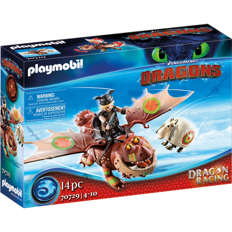 Load image into Gallery viewer, PLAYMOBIL Dragons Dragon Racing: Vissenpoot en Speknekje
