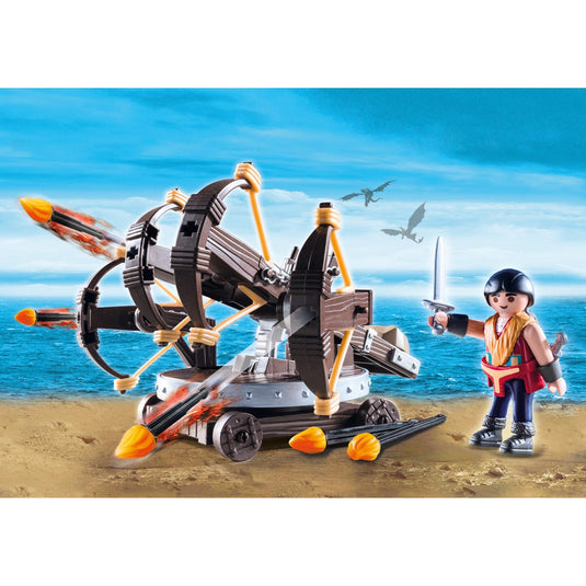 PLAYMOBIL Dragons Eret met viervoudige ballista