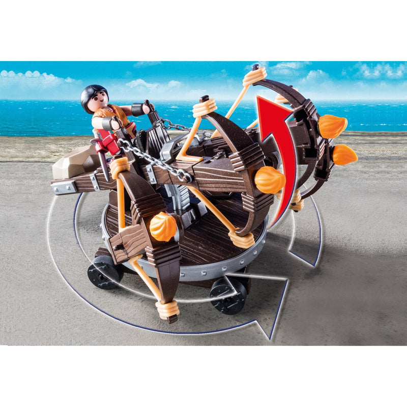 Load image into Gallery viewer, PLAYMOBIL Dragons Eret met viervoudige ballista
