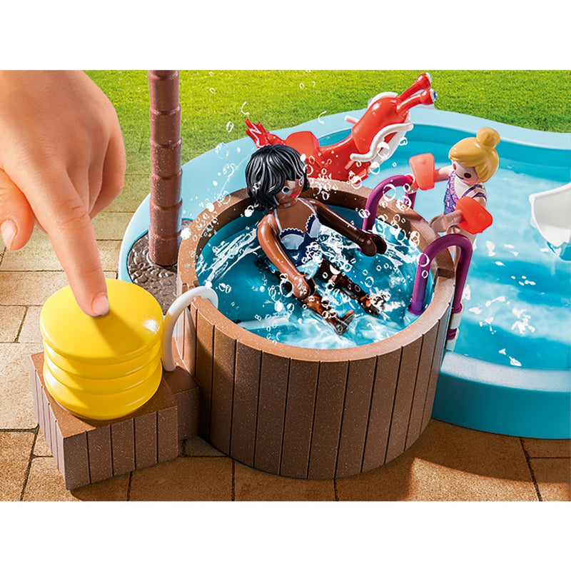 Load image into Gallery viewer, PLAYMOBIL Family Fun Kinderzwembad met Whirlpool 70611
