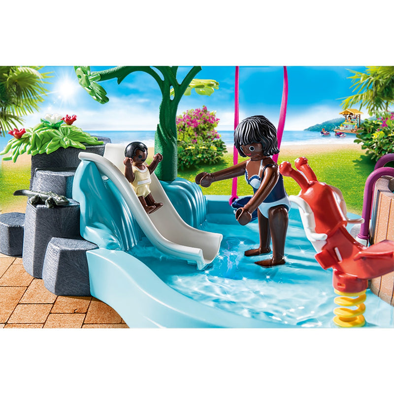 Load image into Gallery viewer, PLAYMOBIL Family Fun Kinderzwembad met Whirlpool 70611
