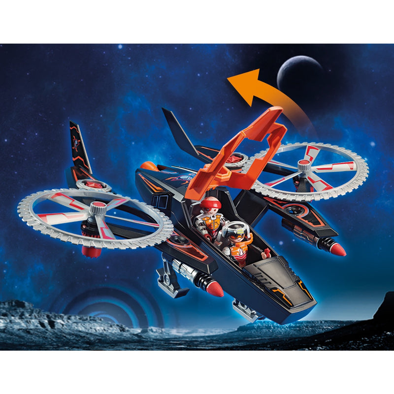 Load image into Gallery viewer, PLAYMOBIL Galaxy Police Galaxy piratenhelikopter
