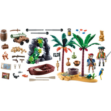 PLAYMOBIL PLAYMOBIL Pirates Piratenschateiland met skelet